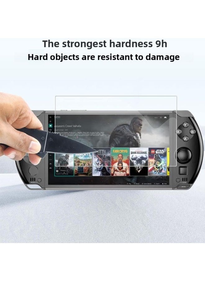 Generic GPD Win4 Protective Film Custom Game Machine Screen Film Anti-glare Soft Film AR HD Anti-reflection Film-Color:Ar Hd Anti-reflection Bare Chip  - Image 3