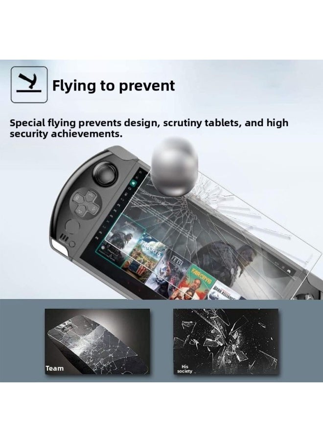 Generic GPD Win4 Protective Film Custom Game Machine Screen Film Anti-glare Soft Film AR HD Anti-reflection Film-Color:Ar Hd Anti-reflection Bare Chip  - Image 2