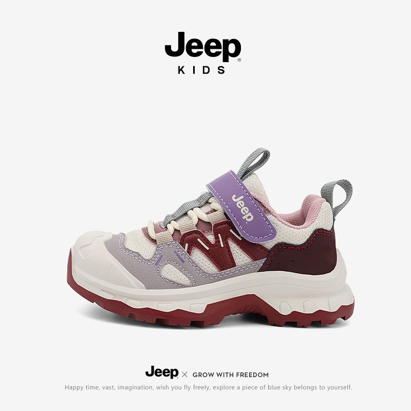 Jeep Children'S Hiking Shoes Spring Mesh Sneakers Hiking Shoes Boys Outdoor Soft Bottom Casual Shoes - Image 1