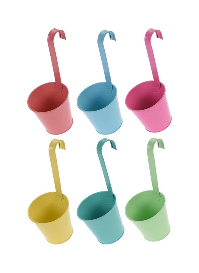 Koopman 6 x flower pots, hanging plant planters, multi-coloured, - pzsku/Z329D0C80E0AD3FEC94B4Z/45/_/1696420001/9d458459-5267-4858-953f-1d36baa8daa8