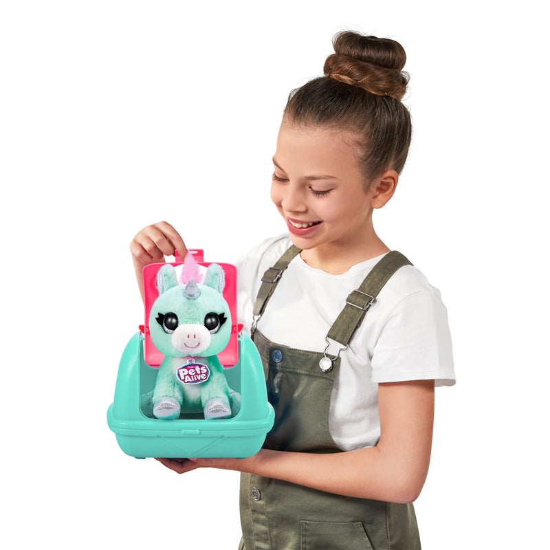 Pets Alive Pet Shop Surprise Unicorn Toys by ZURU - Interactive with Electronic 'Speak & Repeat' Animal Playset Unicorn Gifts for Girls and Kids (Series 2) - Image 3