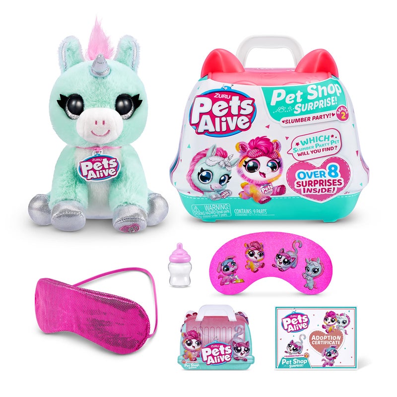 Pets Alive Pet Shop Surprise Unicorn Toys by ZURU - Interactive with Electronic 'Speak & Repeat' Animal Playset Unicorn Gifts for Girls and Kids (Series 2) - Image 1
