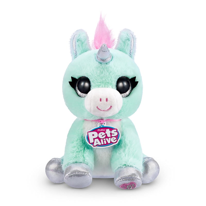 Pets Alive Pet Shop Surprise Unicorn Toys by ZURU - Interactive with Electronic 'Speak & Repeat' Animal Playset Unicorn Gifts for Girls and Kids (Series 2) - Image 2