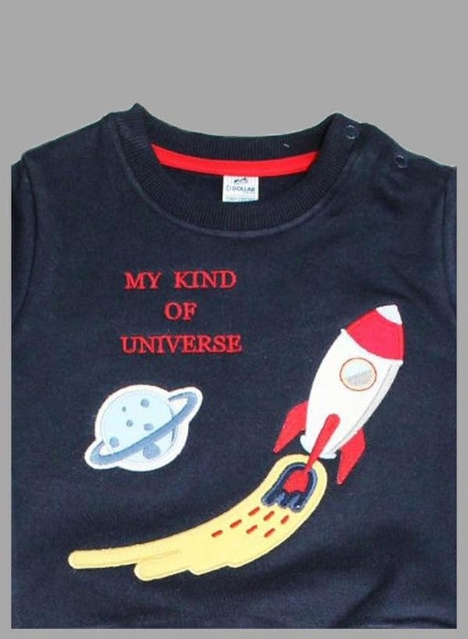 Dollar Junior Tiny Crews Baby Boys Casual T-Shirt Pant Set (KWRN20031_18-24M) Multicolour - Image 3