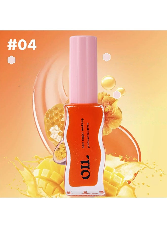 سكر سام زيت الشفاه الذهبي اللامع - زيت الشفاه المنقوع بالعسل ، يمنع جفاف الشفاه وتشققها ، تركيبة طبيعية #04 - Image 2