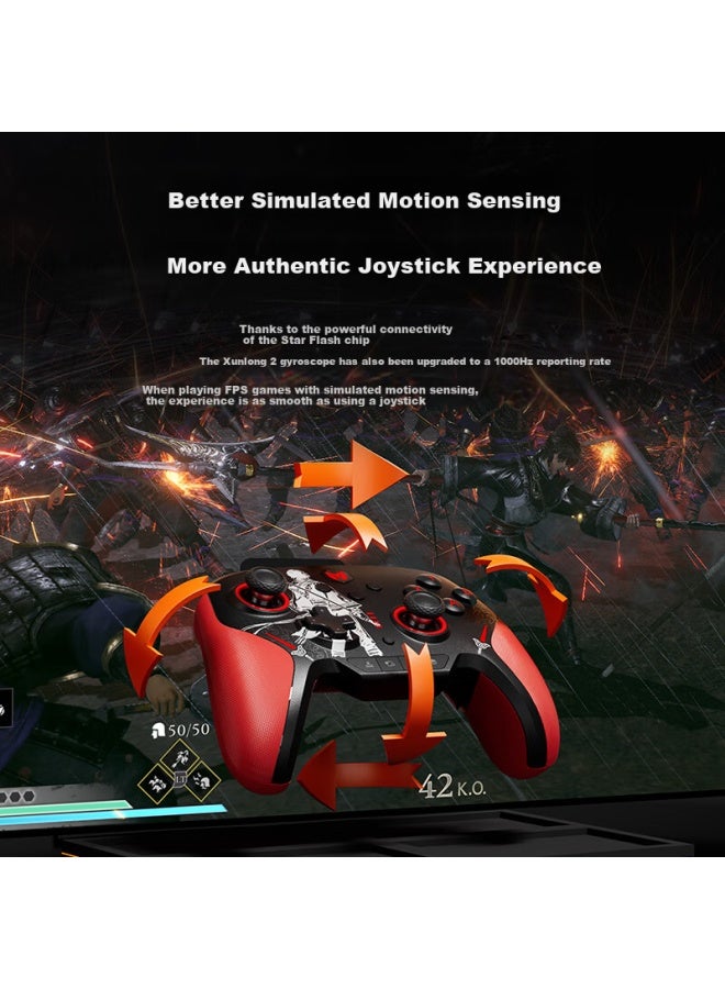 Ink will Inkwill Xunlong 2 Tmr Star Flash Wireless Game Controller For Pc/tablet/phone Steam Support Dual Shadow Wonderland Monster Hunter Black Myth True Three Origin Co-branded Edition - Image 4