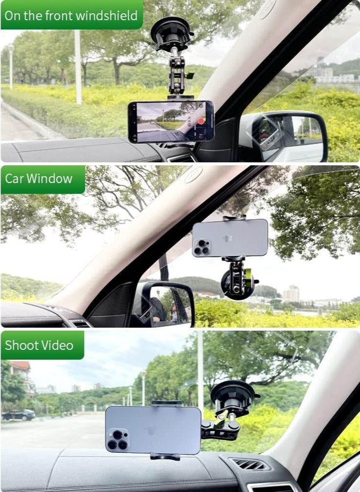 LanParte Universal Ball Head Arm for Phone New 360° Rotating Car Phone Holder Mount - Image 3