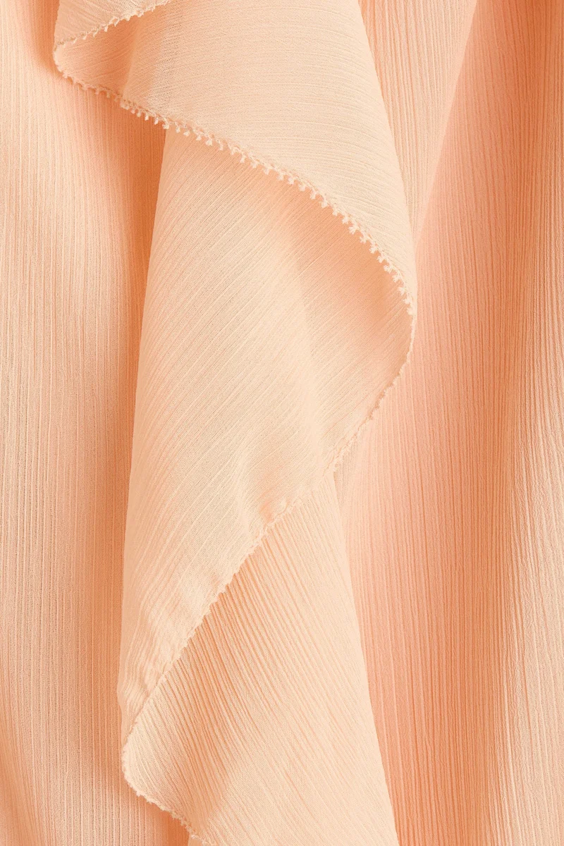 H&M Flounced chiffon dress