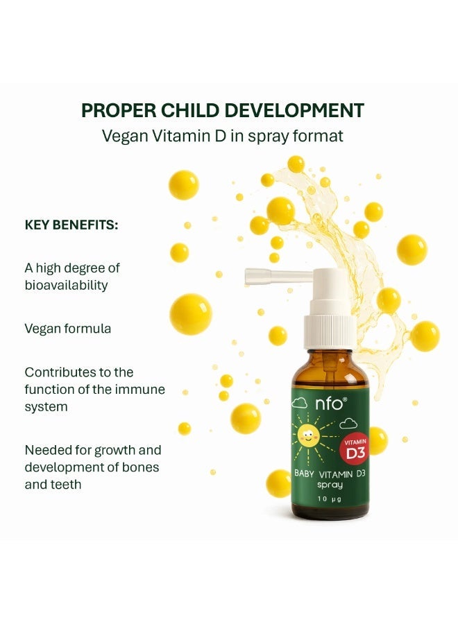 NFO Vitamin D3 Baby Spray 20 ml - Image 3