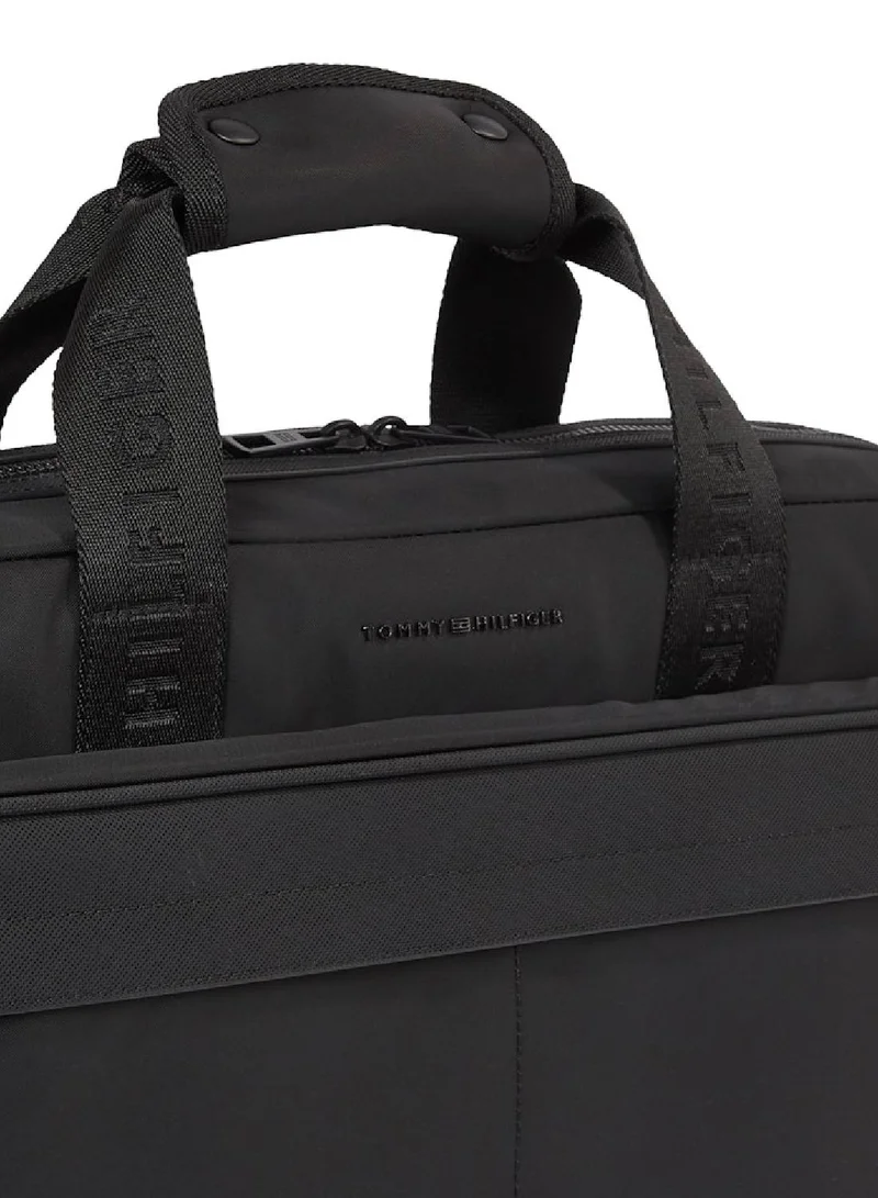 TOMMY HILFIGER Metal Logo Laptop Bag