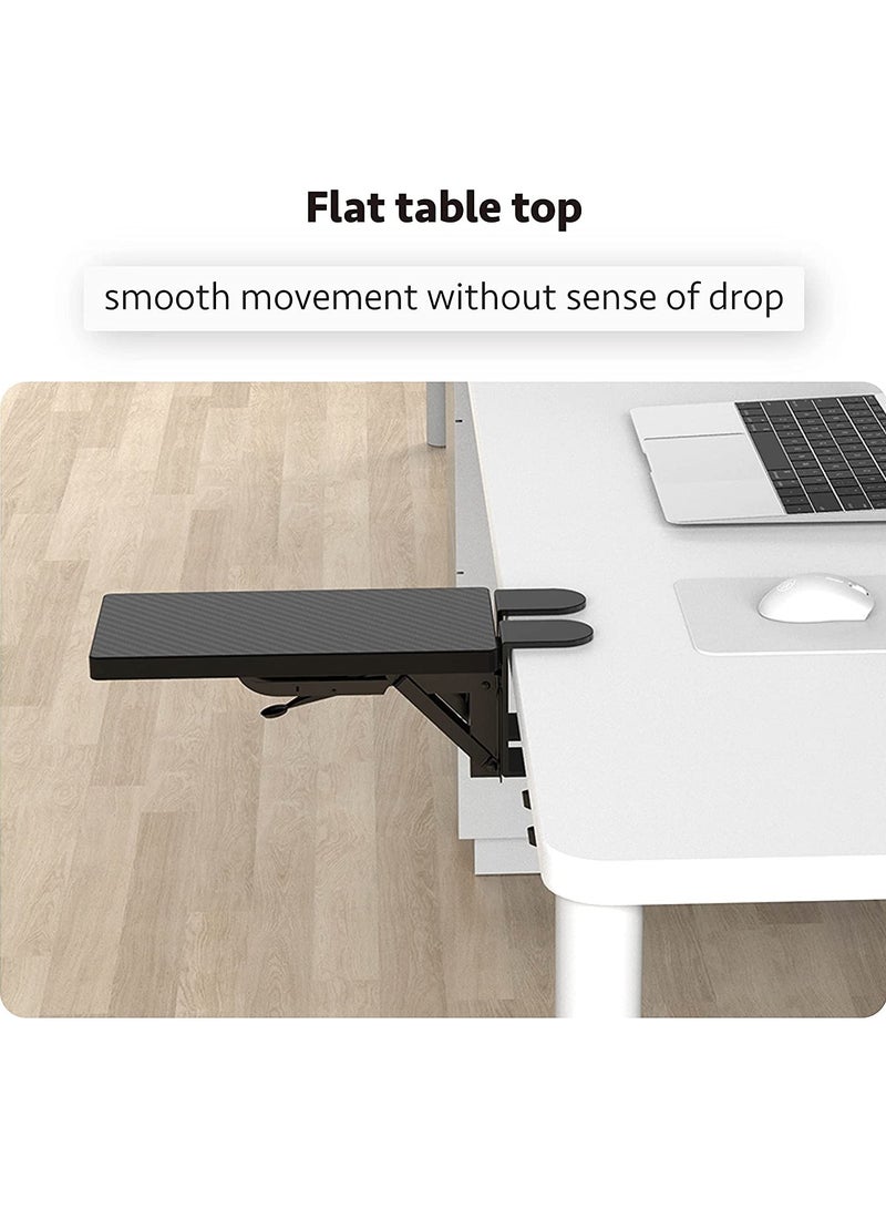 Captaintech Ergonomic Wrist Rests Arm Support for Home and Office Sturdy Adjustable Computer Desk Extender for Comfort and Stability - Image 1