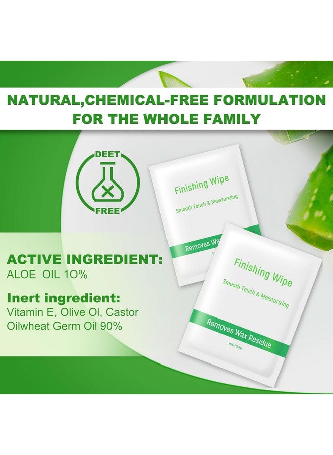 Wokaar Post Wax Oil Wipes - Perfect Refill Pack With 18 Oil Wipes For All Hair Removal Products, Body & Facial Wax Remover Wipes, After Waxing Skin Care - Image 2