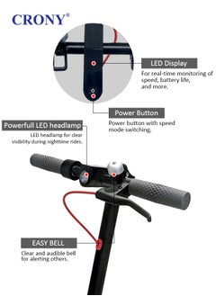 Crony BUY 1 GET 1 FREE M365 Folding Electric Scooter 45KM/Hr Aluminum Alloy Tires App Connectivity  - Image 5