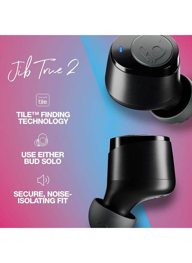سكل كاندي سماعات أذن لاسلكية Jib True 2 مع تقنية العثور على البلاط، بطارية إجمالية لمدة 33 ساعة IPX4 مقاومة للعرق والماء، استخدم إما Bud Solo - Image 3