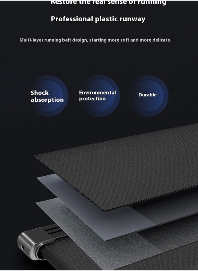 RUIYADA - Pre-Installed Motorized Treadmill With Automatic Lubrication Home Use & Ai Intelligent Gasbag Shock Absorption Comes with iPad stand - Image 1