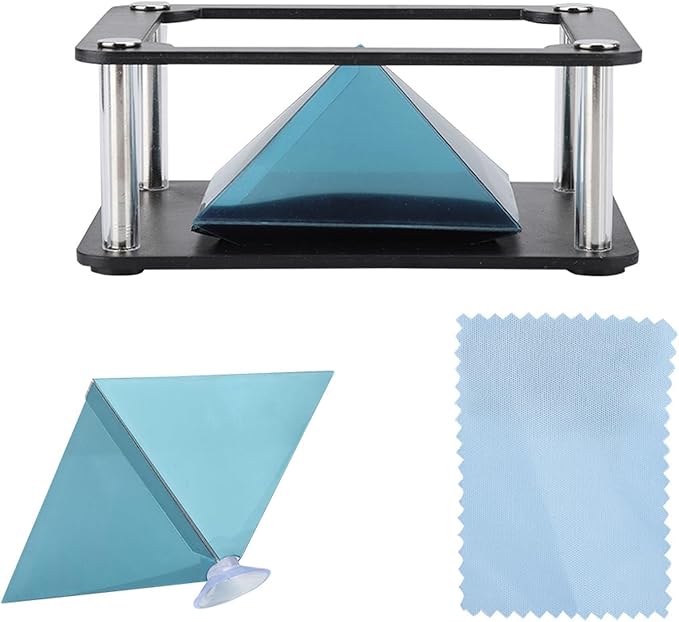 3D Hologram Projector Cylindrical Style Display Stand for 3 5 to 6 Inch Smartphones - Image 1