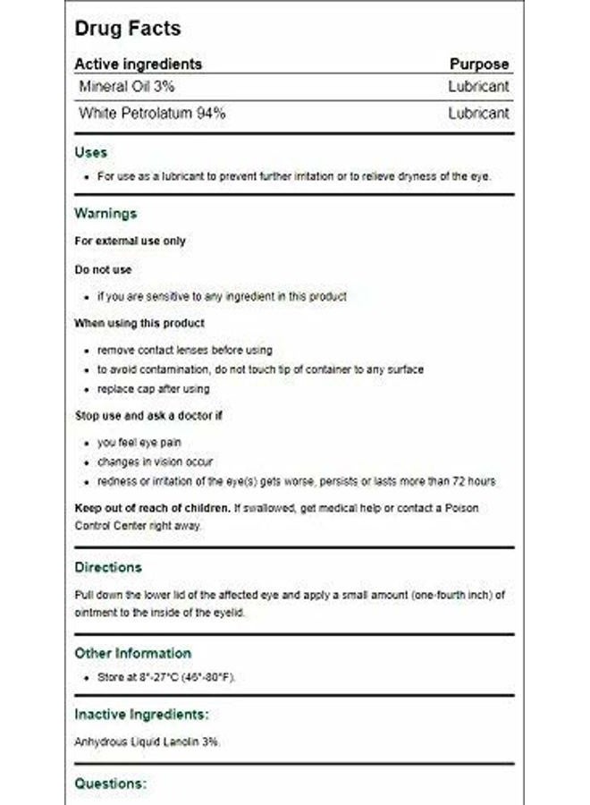 Systane Nighttime Lubricant Eye Ointment (3.5g) - Image 2