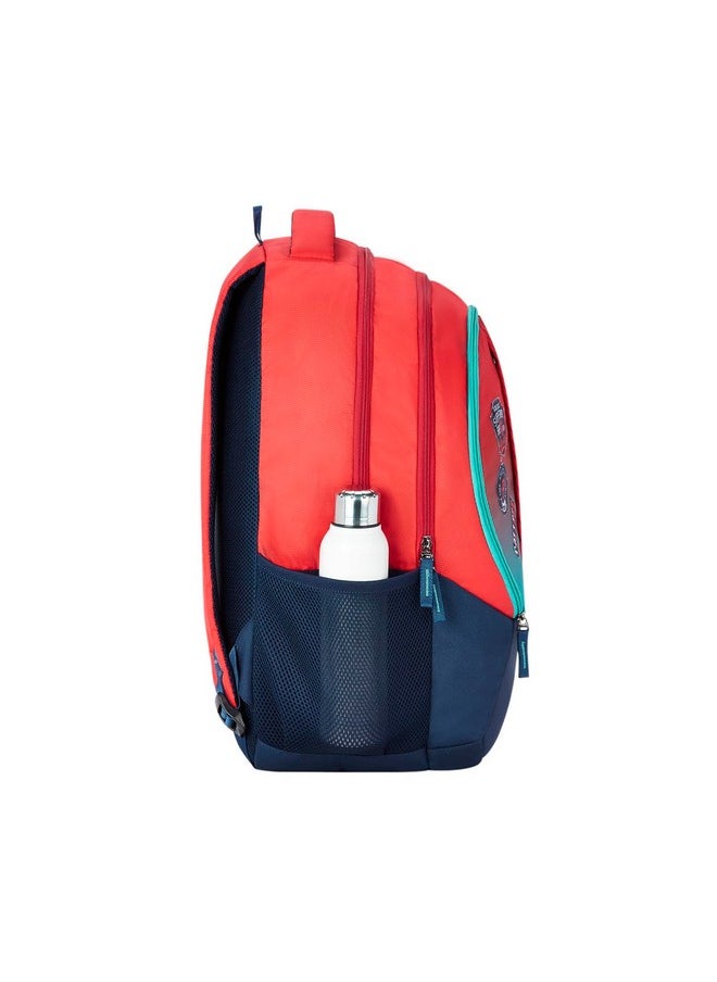 Safari Safari Trio 15 Casual Backpack, 3 Compartments with Side and Front Pocket, Padded Back & Shoulders, 37L, Red  - Image 5