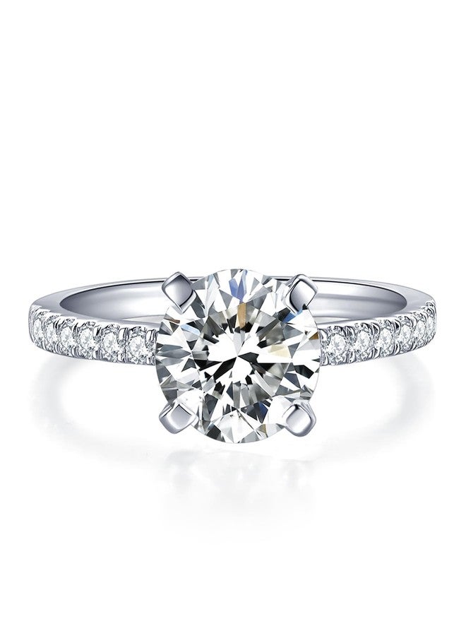 IMOLOVE Moissanite Engagement Rings Promise Rings for you Wedding Rings for Women, Gemstone, Moissanite - Image 1