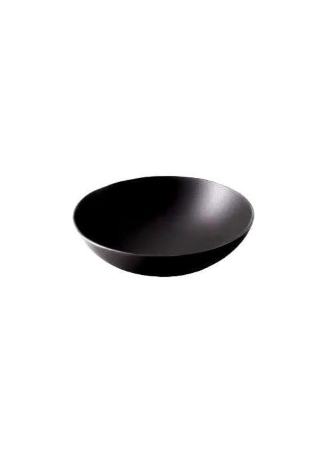 PTR Iron Bowl for Henna Mixing, Wok Kadai Without Handle in Iron, Mehendi Paste Bowl with Brush, 500 ml - Image 2