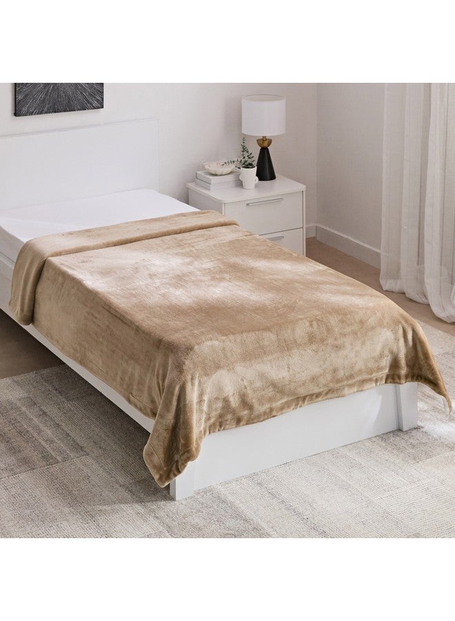 Home Box Snugsoft Flannel Double Layer Twin Blanket 150 x 200 cm  - Image 1