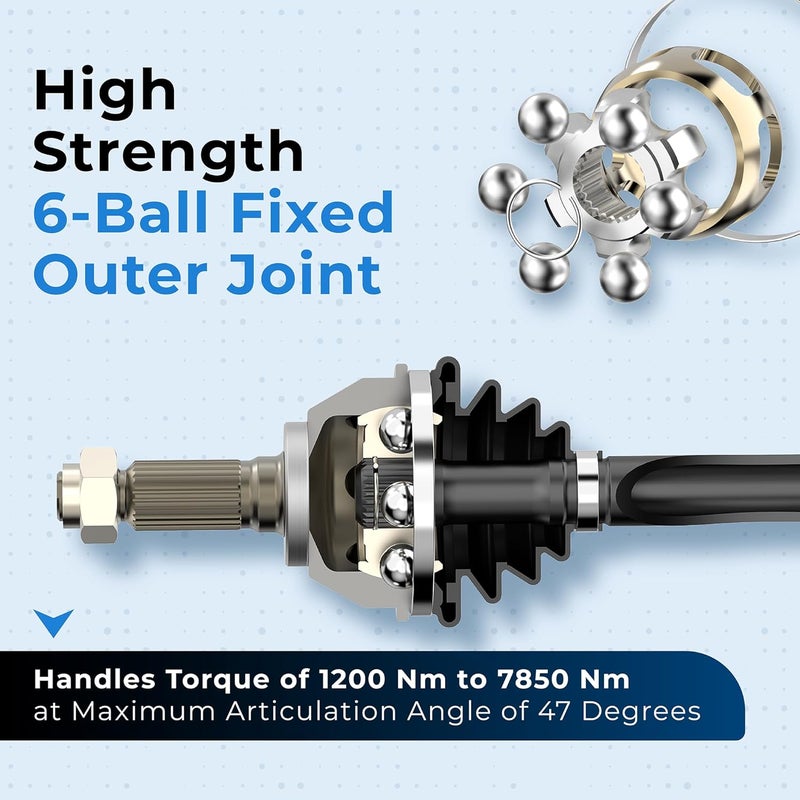 Bode-man Front RIGHT Passenger Side CV Axle Drive Shaft Assembly for 2003-2007 Nissan Murano AWD - Image 4