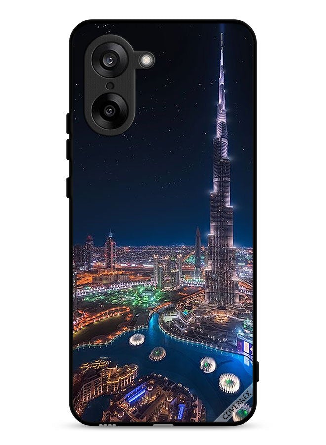 Covernex OnePlus Nord CE5 Protective Case Cover Night View Of Downtown - Image 1