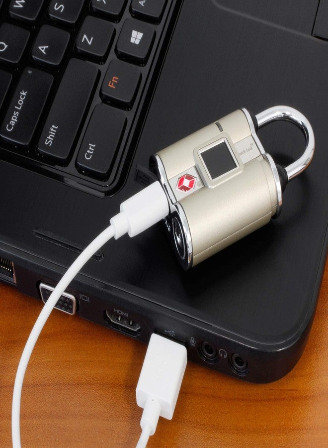 ألوراتيك قفل Aluratek Bio-Key TouchLock معتمد من إدارة أمن النقل الأمريكية (TSA) يعمل بدون مفتاح مع خاصية التعرف على بصمات الأصابع - شاشة تعمل باللمس (ATLTSAF) - Image 5
