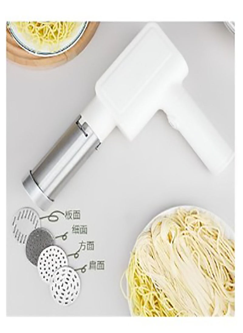 Generic - Electric Pasta Maker, Electric Noodle Maker, High Efficiency Handheld Press Pasta Machine with 6 Moulds, Premium Materials, Portable Automatic Pasta Maker Machine for Home Use - Image 1