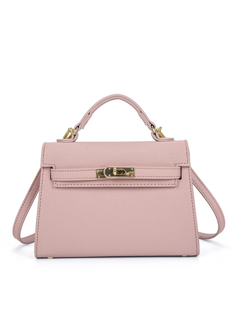 Women's Leather Satchel Handbag Ladies Soft PU Crossbody Handbag Shoulder Bag Fashion Tote Top Handle Satchel for Women (Pink) - Image 2