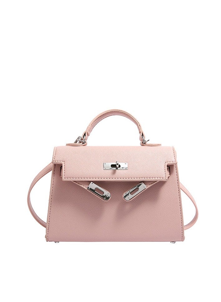 Women's Leather Satchel Handbag Ladies Soft PU Crossbody Handbag Shoulder Bag Fashion Tote Top Handle Satchel for Women (Pink) - Image 1