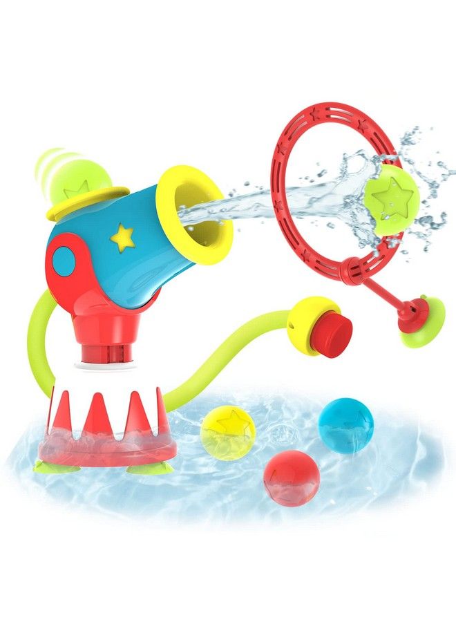 Yookidoo Toddler Bath Toys For Kids Age 48 Ball Blaster Water Cannon & Target Set Fun Shooting Game For Bath Time Shoot Up To 5 Balls! Boys & Girls Can Learn Motor Skills For Bathtubs Or Pools - Image 2