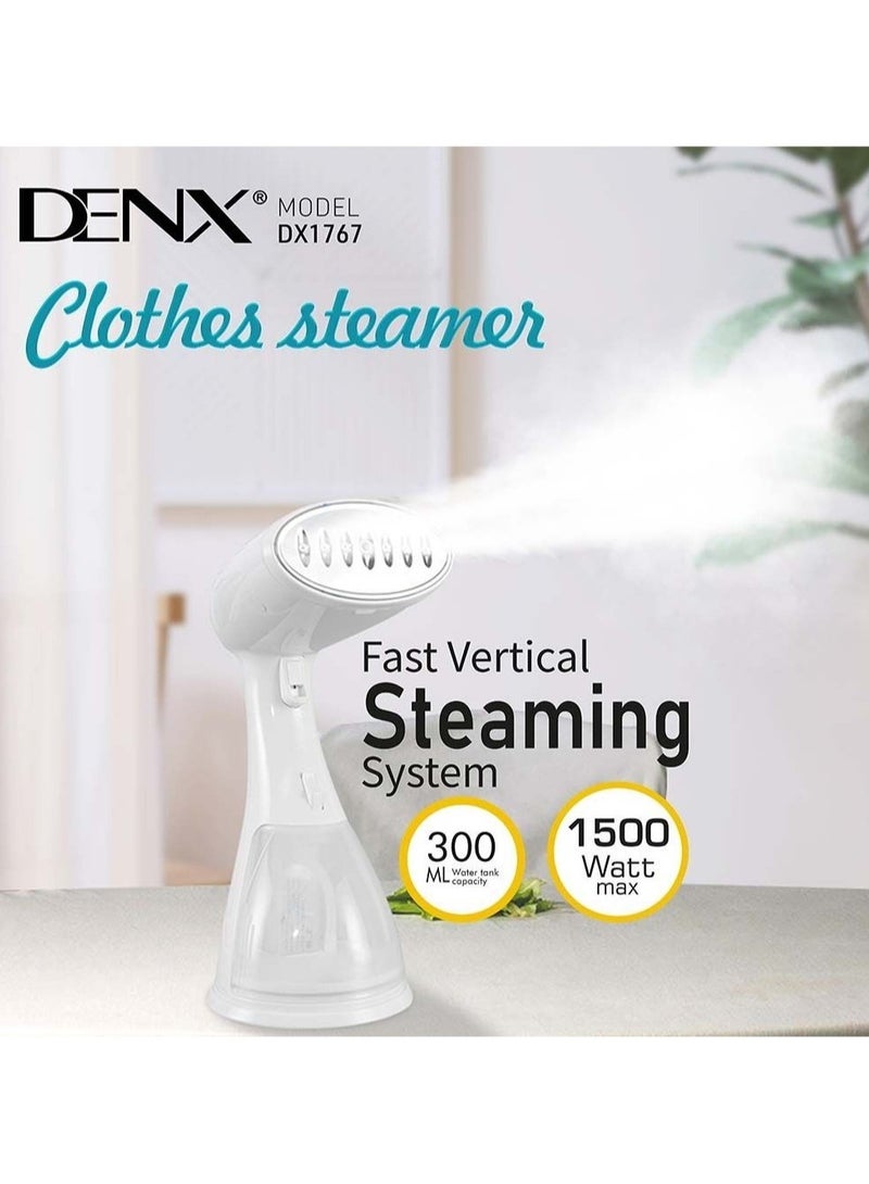Denx Portable Steam Iron with 30g/min Strong Steam, 25s Fast Heating, Perfect Handheld Garment Steamer for Home and Travel - Image 5