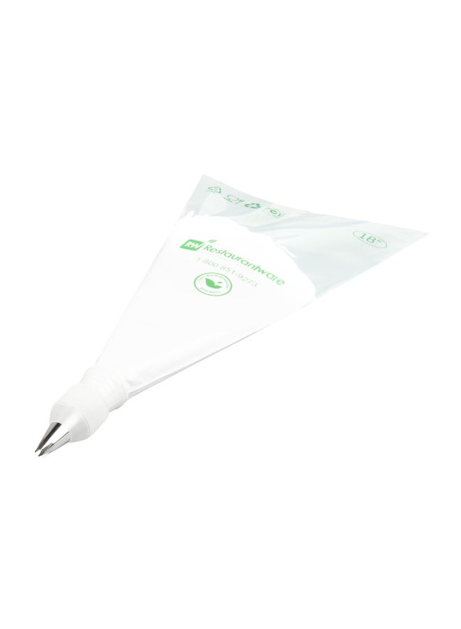 Restaurantware فوهة تزيين المعجنات من باسري تيك، فوهة نجمة مفتوحة - #1M، مقاومة للانبعاج، فوهة كريمة من الفولاذ المقاوم للصدأ، آمنة في غسالة الصحون، لتزيين الكب كيك، الكعك، أو البسكويت - Image 2