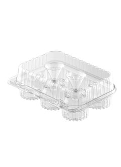 Pack of 10 6 Compartments Muffin Containers With Lids Clear - pzsku/Z329E73DEF4C1C1425EBCZ/45/_/1637404509/c8b99420-cde0-41a7-86ac-7a986532dbbf