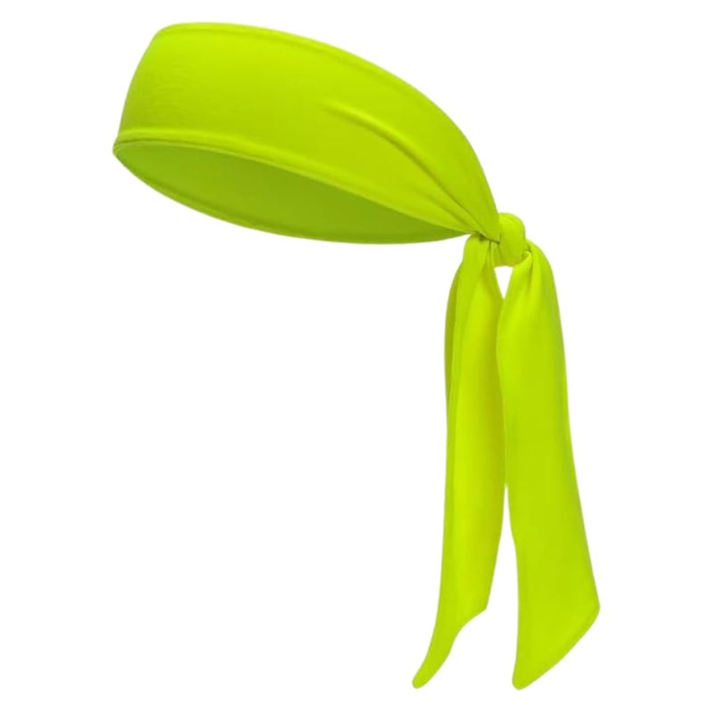 Caiuse Sweat Wicking Tie Headband - Bandana for Sports, Running, Football, Workout - Pirate Hairband for Men and Women (NEON1) - Image 1