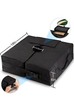 SYOSI Umbrella Base Weight Bag with Larger Sand Opening-Up to 110 lbs-Square Waterproof Stand Weight, Filled for Sand, Outdoor Umbrella Stand Offset, Cantilever, or Standard Outdoor Patio Umbrella, Flagpole  - Image 2