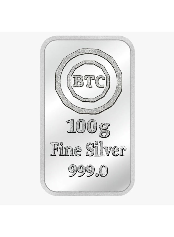 BTC 100g Silver Ingot- Paradise for Mothers - Image 3