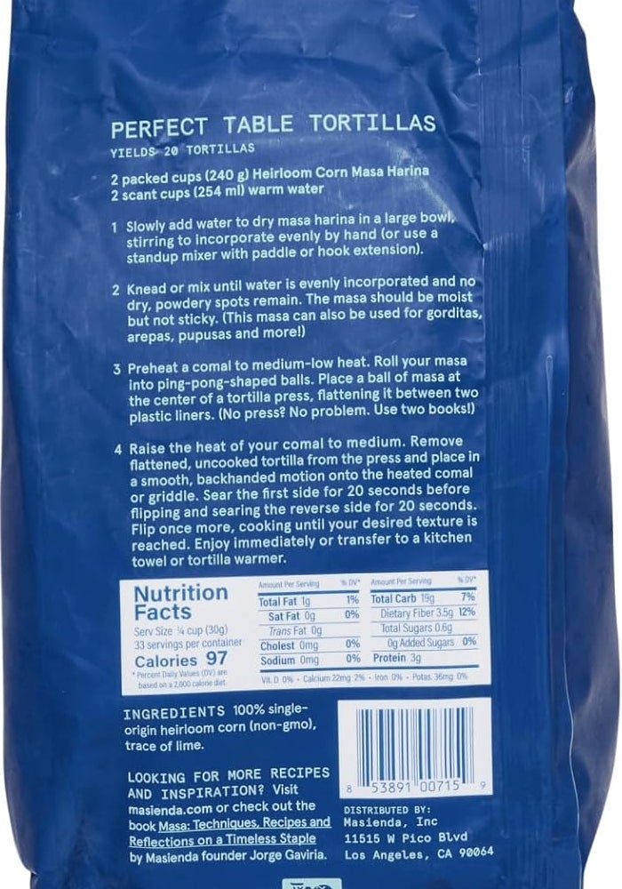 Masienda ماسييندا هيرلوم دقيق الذرة الزرقاء - Image 3