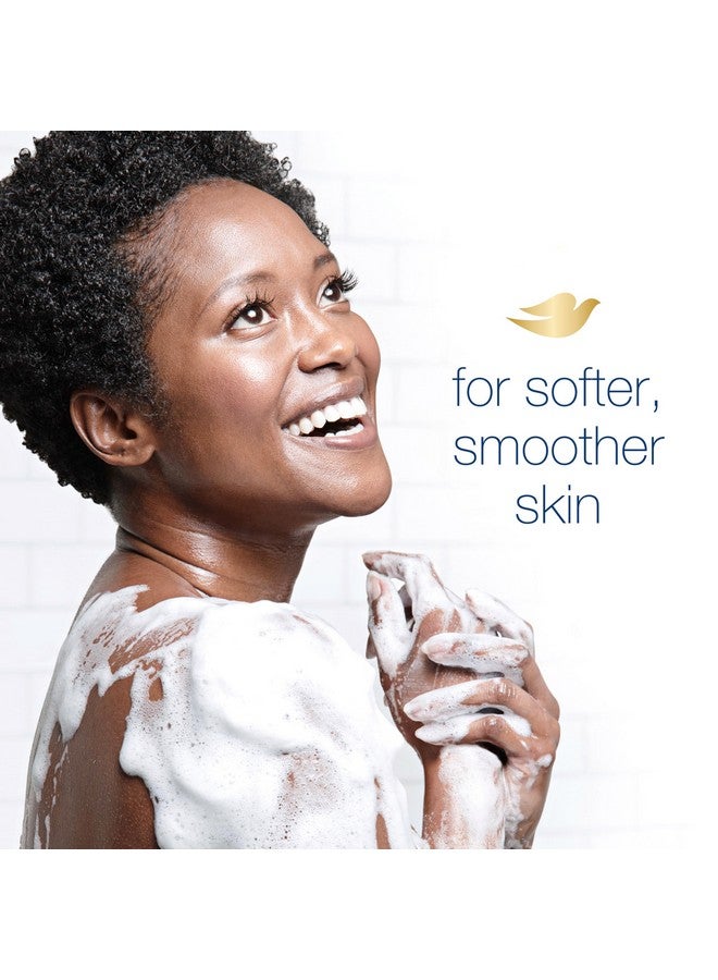 Dove Body Wash with Pump Anti-Stress Blue Chamomile & Oat Milk, 3 Count for Renewed, Healthy Looking Skin, Moisturizing Gentle Skin Cleanser with 24hr Renewing MicroMoisture, 30.6 oz - Image 3