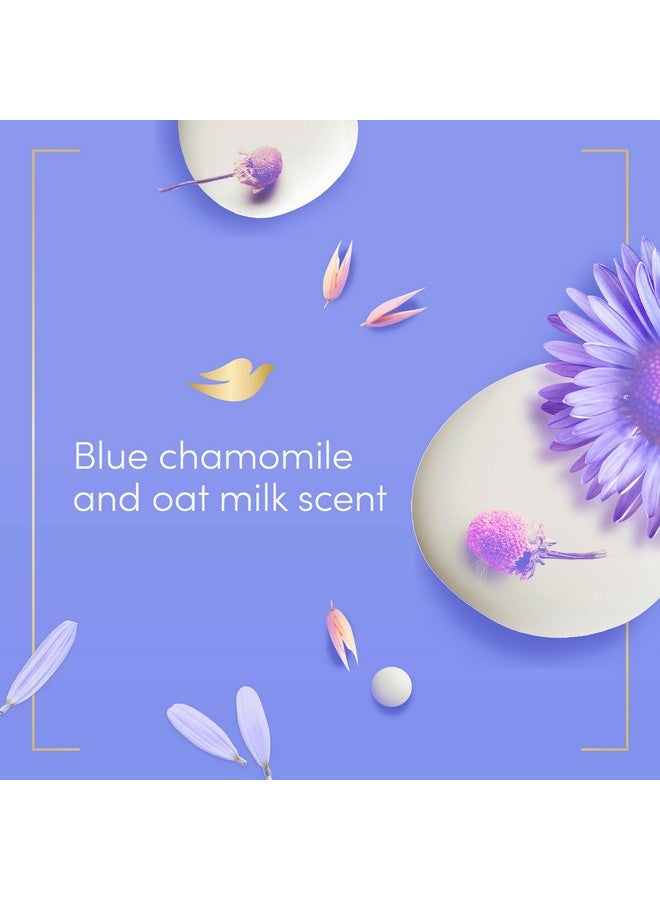 Dove Body Wash with Pump Anti-Stress Blue Chamomile & Oat Milk, 3 Count for Renewed, Healthy Looking Skin, Moisturizing Gentle Skin Cleanser with 24hr Renewing MicroMoisture, 30.6 oz - Image 5