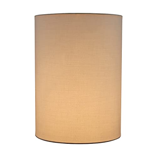 Aspen Creative 31299 Contemporary Drum (Cylinder) Shaped Spider Construction Lamp Shade in White, 8" wide (8" x 8" x 11") - Image 4