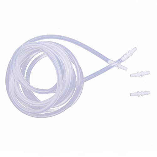 Treedix Silicone Tube 2mm ID x 4mm OD 6 Feet Flexible Silicone Rubber Tubing Water Air Hose Pipe Transparent with Connector for Pump Transfer - Image 5
