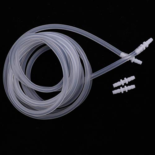 Treedix Silicone Tube 2mm ID x 4mm OD 6 Feet Flexible Silicone Rubber Tubing Water Air Hose Pipe Transparent with Connector for Pump Transfer - Image 2