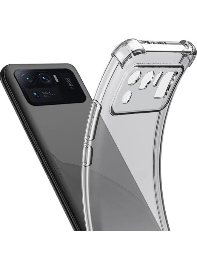 MAIKUQI حافظة هاتف Maikuqi لهاتف Xiaomi 11 Ultra وإصدار Xiaomi 11 Ultra، غطاء واقي، حماية كاملة بوسادة هوائية، مقاوم للصدمات، غلاف TPU ناعم، شفاف بالكامل - Image 3
