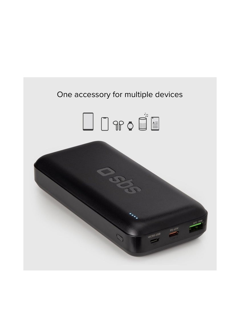 SBS بنك طاقة SBS 45 وات 20000 مللي أمبير مع Power Delivery - Image 2