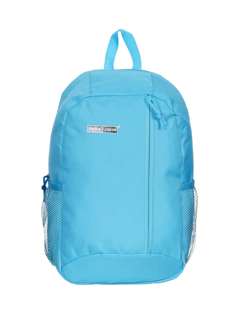 PARAJOHN Parajohn 15 Inch Polyester Backpack for Men & Women, Lightweight Travel Backpack with Side Mesh Pockets, Durable Zipper and Spacious Storage Compartments
