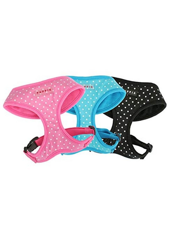 PUPPIA Puppia Dotty Dog Harness Over-The-Head No Pull No Choke Walking Training Adjustable for Small & Medium Dog, Medium, Sky Blue  - Image 3