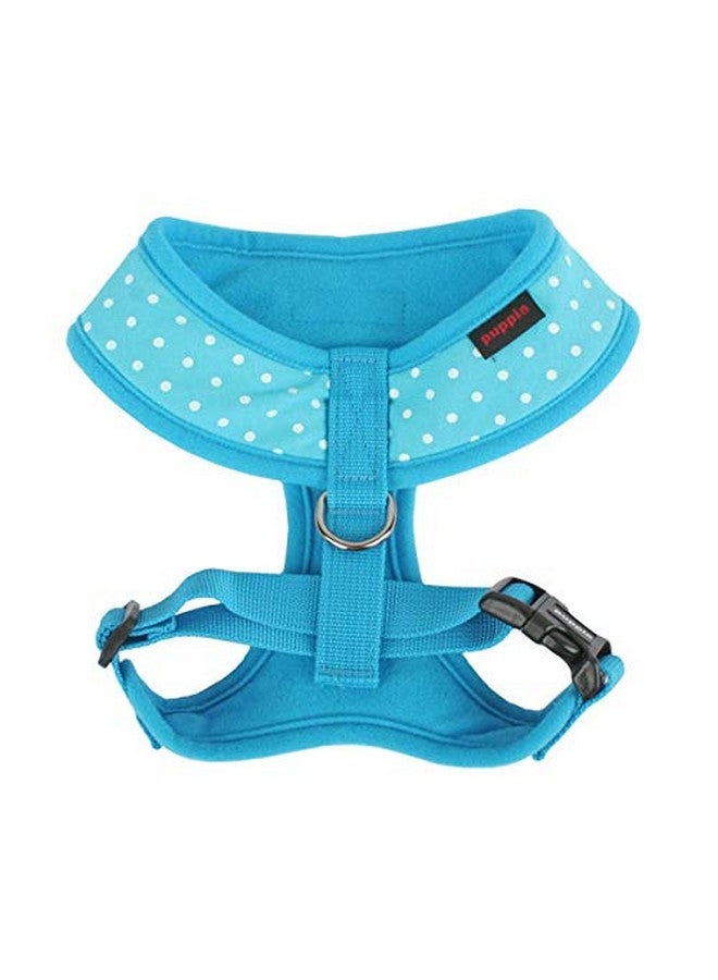 PUPPIA Puppia Dotty Dog Harness Over-The-Head No Pull No Choke Walking Training Adjustable for Small & Medium Dog, Medium, Sky Blue  - Image 2