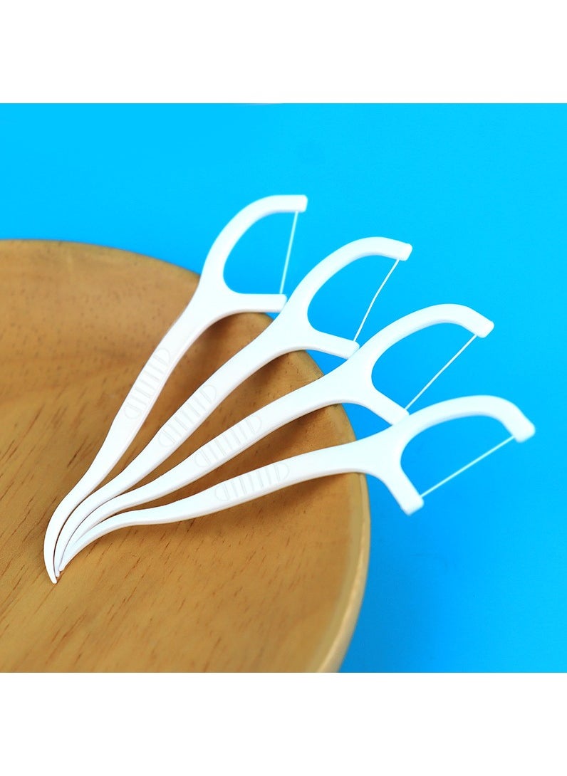 Gasin 100pcs High Tensile Round Thread Disposable Dental Floss Stick Toothpick Oral Care  - Image 5